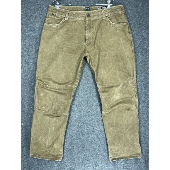 Kuhl Other - Kuhl Ryder Pants Mens 40x30 Brown Vintage Patina Dye Canvas Gorpcore Hiking Work